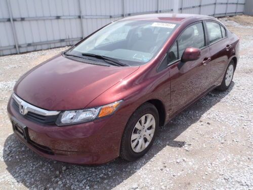 2012 honda civic lx sedan 4-door 1.8l