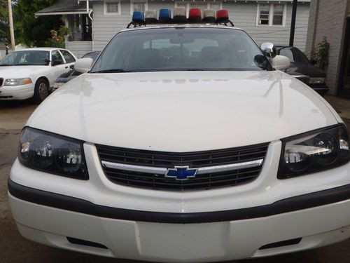2003 chevrolet impala police package, with equipment, perfect for security co.