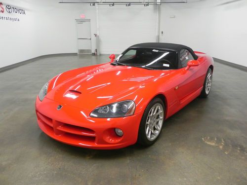 2003 dodge viper srt-10 convertible 2-door 8.3l 12k miles