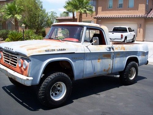 1965 dodge w200 power wagon, 383 bb, 4 speed, short bed, runs and drives!