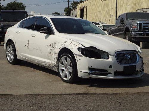 2010 jaguar xf series luxury damaged salvage loaded low miles priced to sell!!