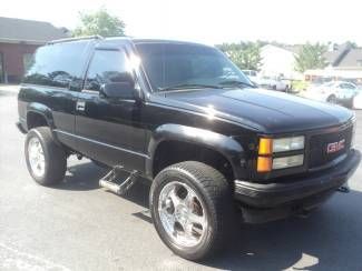 1996 gmc yukon gt 4x4 2dr lifted rare suv old school so bid now won't last in ga