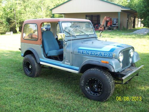 1982 renegade jeep cj7 lowes anniversary model