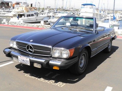 1981 mercedes-benz 380sl base convertible 2-door 3.8l