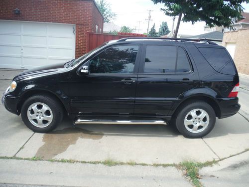 2003 mercedes-benz ml350 black