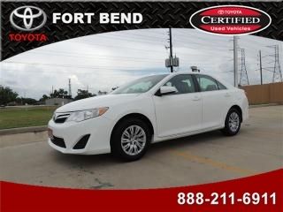 2012 toyota camry 4dr i4 auto le abs bluetooth cd mp3 certifed