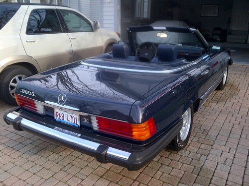 Mercedes benz 380 sl roadster convertible