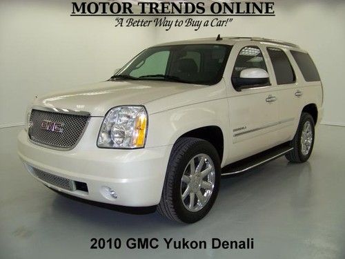 Denali navigation rearcam dvd chromes roof htd ac seats bose 2011 gmc yukon 30k