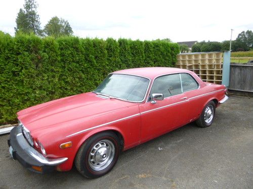 1976 jaguar xj12 c coupe -- former stunner awaits rehab - no reserve