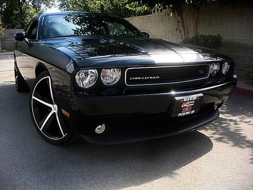 2012 dodge challenger r/t hemi 22" wheels &amp; tires mopar racing stripes 12 rt