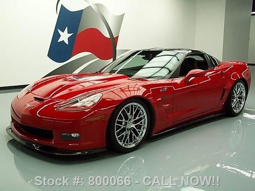 2009 chevy corvette zr1 supercharged 638 hp 3zr nav hud texas direct auto