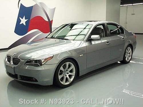 2007 bmw 550i sport 6speed sunroof nav heated seats 50k texas direct auto