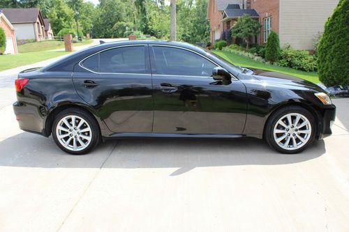 2007 lexus is 250 awd black 46k miles  looks brand new   1 owner