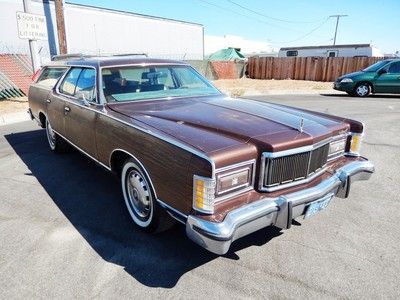 1976 mercury grand marquis wagon all original california car 10 pass $1 start !!