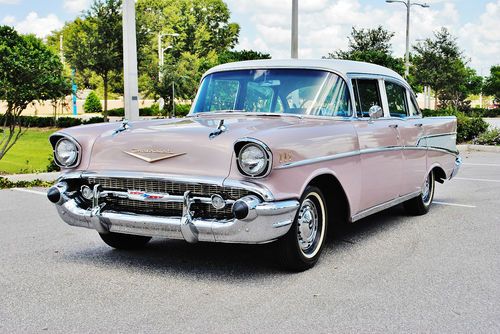 All original super nice 1957 chevrolet bel air rare power steering none better