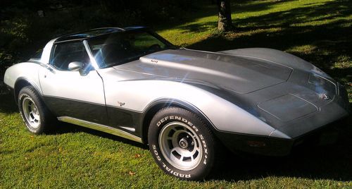 1978 chevrolet corvette silver anniversary edition glass t-top coupe 2-door 5.7l