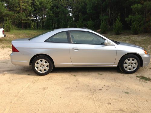 2002 honda civic ex coupe 5 speed vtec 2door 84000 mile engin