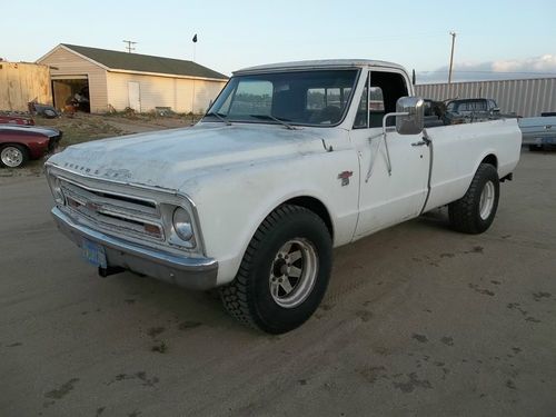 67 chevy c-20 calif. truck, 454, turbo 400, 14 bolt, factory bucket seats