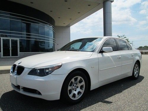 2004 bmw 525i sedan alpine white excellent condition