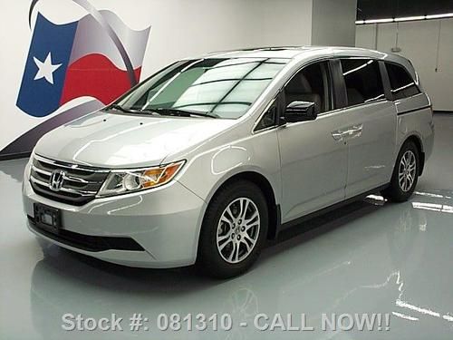 2012 honda odyssey ex-l sunroof rear cam dvd 8-pass 12k texas direct auto