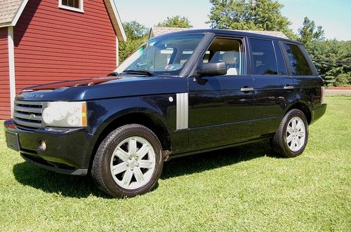 Gorgeous high mileage, well cared for 2006 land rover range rover hse, awd