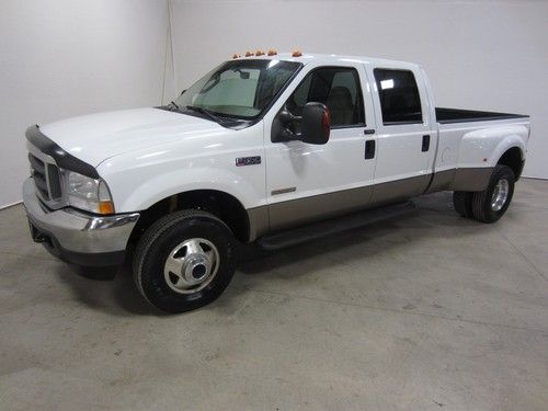 04 ford f-350 lariat 6.0l turbo diesel drw crewcab short bed 1 owner co 80+ pics