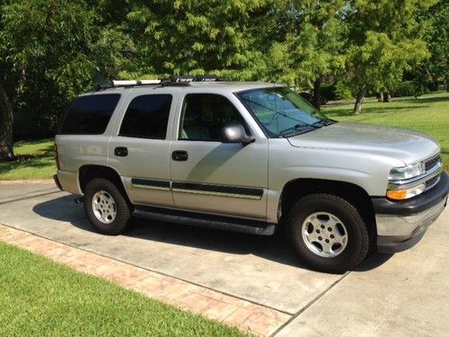 2005 chevrolet tahoe lt grey leather