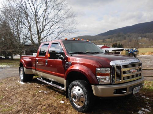 2008 ford f-450 super duty king ranch crew cab pickup 4-door 6.4l