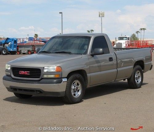 2002 gmc sierra 1500 pickup truck 4.3l v6 auto long bed cold a/c