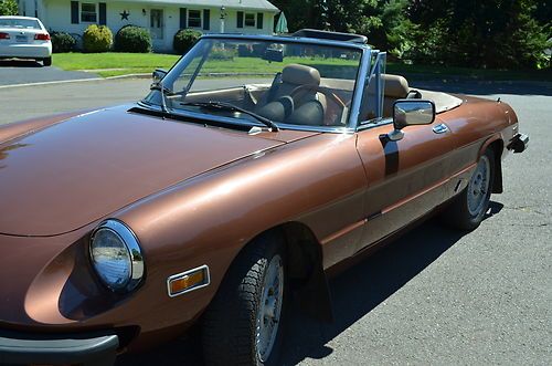 1981 alfa romeo spider veloce convertible 2-door 2.0l