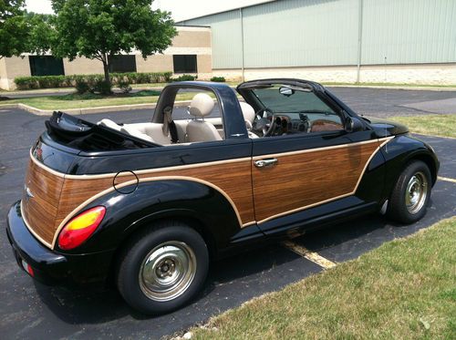 2005 "woody" chrysler pt cruiser gt convertible 2-door 2.4l