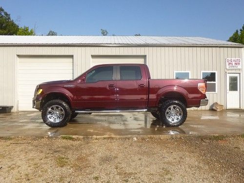 Lariat 5.4 v8 4x4, heated/cooled leather, lifted, 20" wheels, salvage repairable