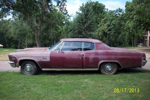 1966 chevrolet caprice 2 dr. hard top 396 turbo jet