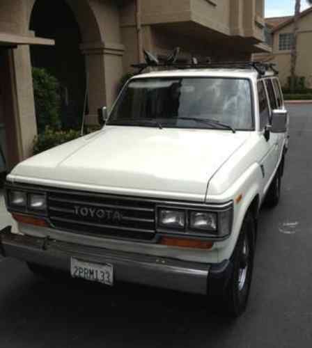 1989 toyota land cruiser base sport utility 4-door 4.0l fj62 offroad runs great!