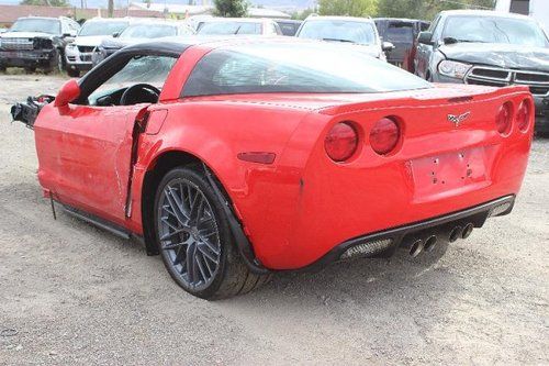 2011 chevrolet corvette z06 premium damaged salvage low miles priced to sell!!