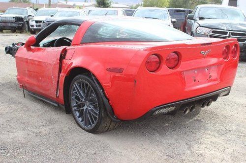 2011 chevrolet corvette z06 premium damaged salvage low miles priced to sell!!
