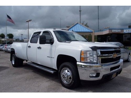 09 chevy silverado 3500 crew cab 4x4 dually duramax 55k miles clean flroda