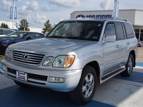 2007 lexus lx470 awd 3rd row leather 4x4 clean carfax we finance tx