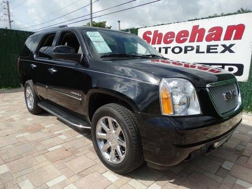 2012 gmc yukon denali 6.2l v8 1 owner nav dvd lthr roof more! automatic 4-door s