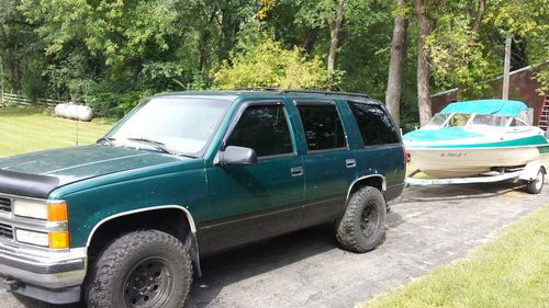 1997 chevrolet tahoe and 1996 northstar rogue jet boat combo no reserve!!!