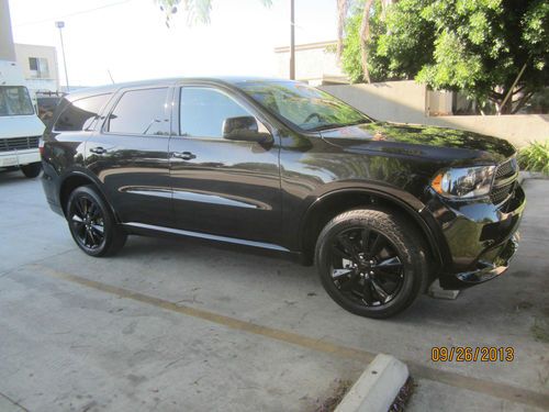 2013 dodge durango suv blacktop edition 3rd row seating 1650 miles