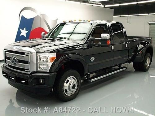 2013 ford f-350 platinum diesel drw fx4 4x4 sunroof 11k texas direct auto