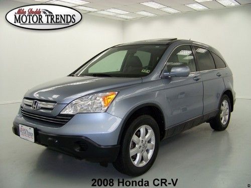 2008 honda crv cr-v navigation rearcam sunroof leather htd seats alloys 79k