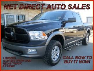 09 ram 4wd mickey thompsons side steps 1 owner texas truck hemi! net direct auto