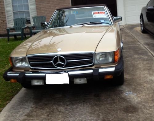 Beautiful gold euro model roadster. runs great, 140k miles, hardtop &amp; softtop