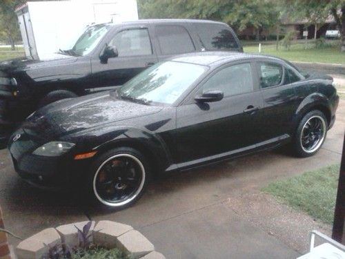 2004 mazda rx-8 brilliant black sunroof leather 6 speed