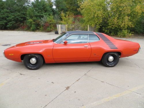 1972 plymouth roadrunner gtx, original, matching numbers, 440 cid, v8