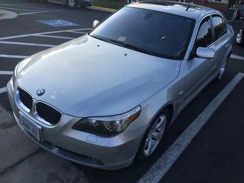 Silver 2006 BMW 530i Manual 6-Speed Premium Package - NO RESERVE, image 2