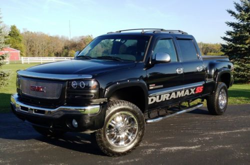 2006 gmc sierra 2500 hd slt crew cab pickup 4-door 6.6l diesel sport side ss