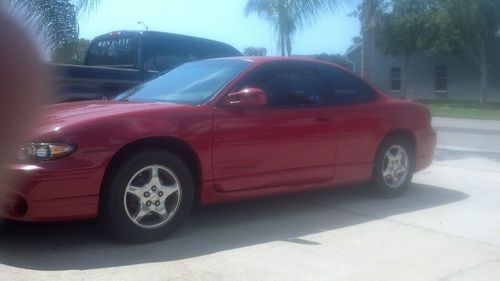 Pontiac grand prix gt 1998 2-door coupe 3.8l red sport package excellent shape